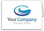 Tarjetas de felicitación con el logo de la empresa