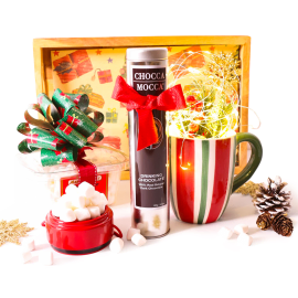 Cozy Cocoa and Christmas Lights Gift Set