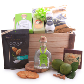 Patron Silver Tequila Big Savory Basket