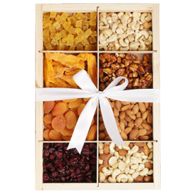 Rustic Nuts And Fruit