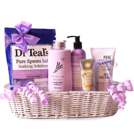 Spa Essentials on a White Tray