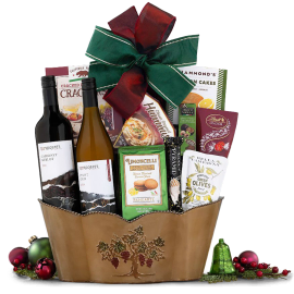 Canadá Cestas de regalo de vino de Navidad