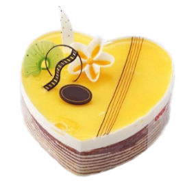 Heart Shaped Decadence Cake