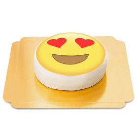 Heart Eye Emoji Cake