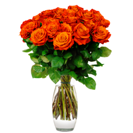 Orange Radiance Rose Bouquet