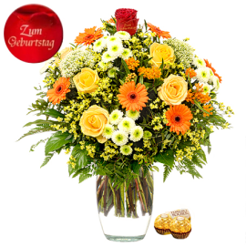 Sunset Birthday Bouquet