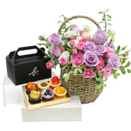 Fruit Tarts and Flowers