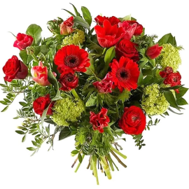 Global Red Romance Bouquet