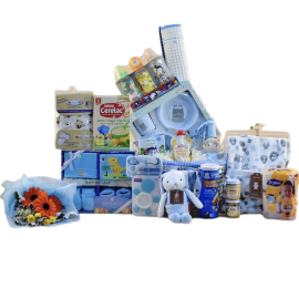 Baby Blue Gift Basket
