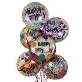 Happy Birthday Foil Balloons