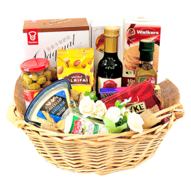 Perfect Cheese Plate Gift Basket