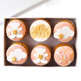 Baby Girl Vanilla Cupcakes