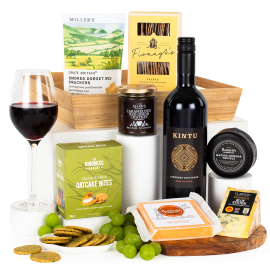 Cheese and Wine Gift Tray