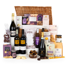 Luxurious Picnic Basket with Wine