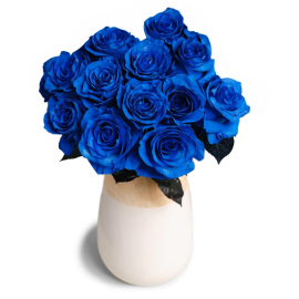 Blue Lagoon Rose Bouquet
