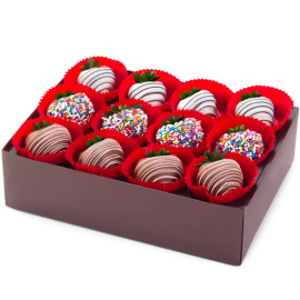 Chocolate Birthday Strawberries