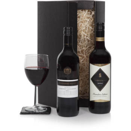 Simplemente dúo de vino tinto