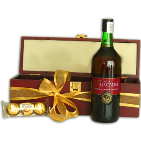 Postres Vinos y Gourmet Set de regalo de chocolate