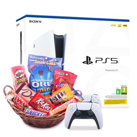 Set de regalo PlayStation 5 Slim y Stash of Snacks