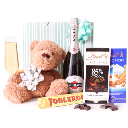 Osito, vino y chocolates: Destellos en mis ojos