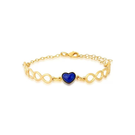 Pulsera de feldespato azul