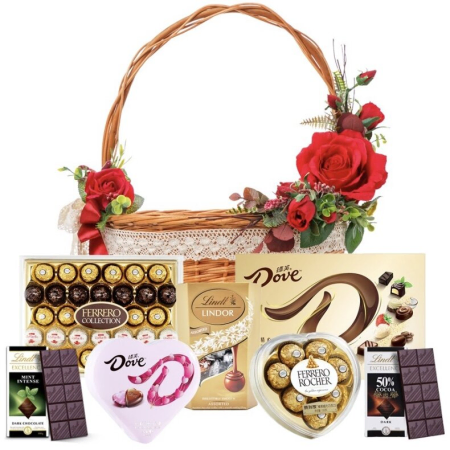 Cesta de chocolate para ti