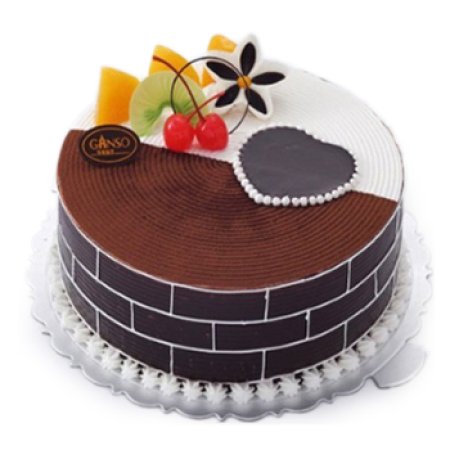 Pastel de chocolate elegante