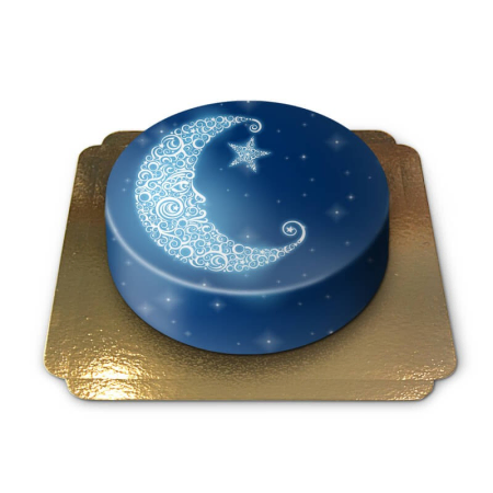 Pastel de luna majestuoso