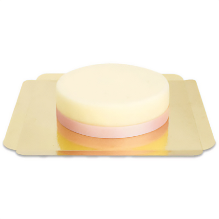 Sorpresa de pastel blanco