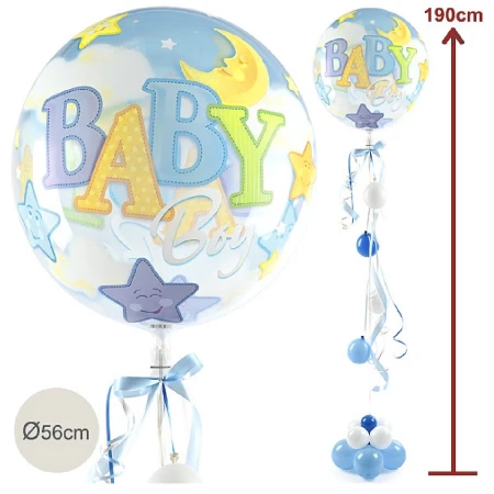 Regalo de globo de bebé niño