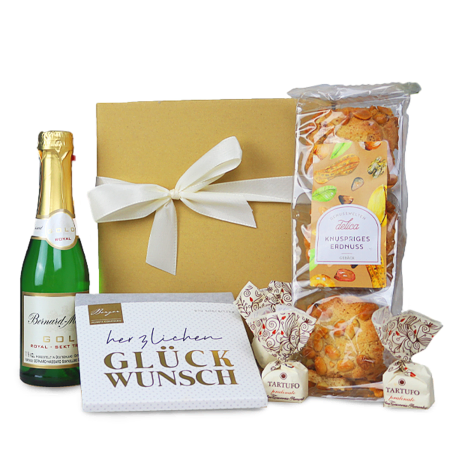 Cesta de regalo de aplausos de celebración