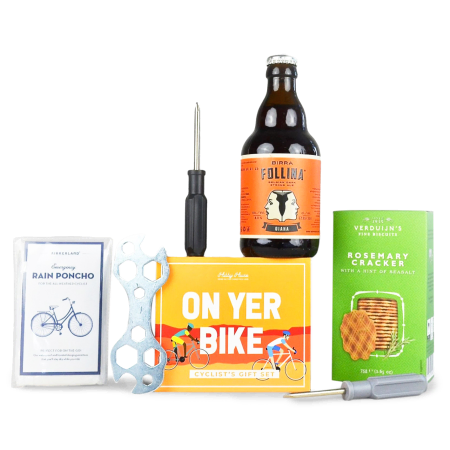 Set de regalo para el cuidado del ciclista