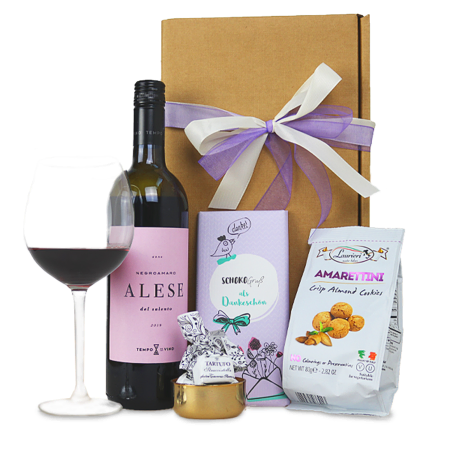 Cesta de regalo de gratitud