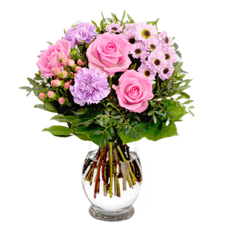 Ramo de ramillete en colores pastel