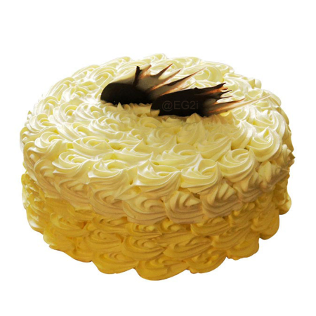 Pastel De Crema De Rosas