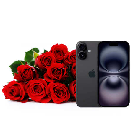 Amor y Conexión iPhone 16 y Rosas