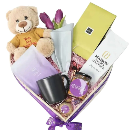 Cesta de regalo para amantes del café