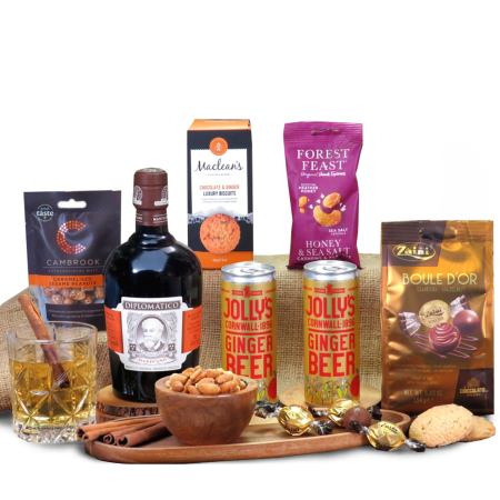 Ron Diplomático y delicias de chocolate