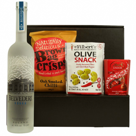 Bocadillos gourmet y vodka