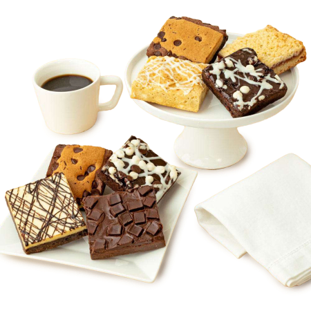 Surtido de 8 brownies gigantes