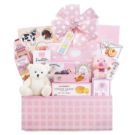 Celebre New Life cesta de regalo (Chica)