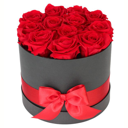 Caja de la Rosa Escarlata Eterna