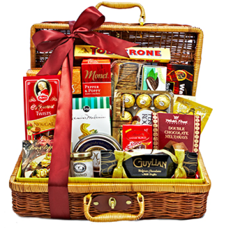 Chocolate para todos! Cesta de regalo Trátame bien