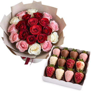 cestas de regalo románticas y flores alrededor del mundo